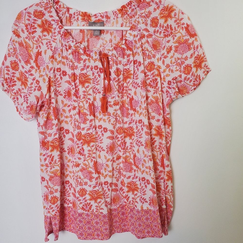 J. Jill Lightweight Floral Top